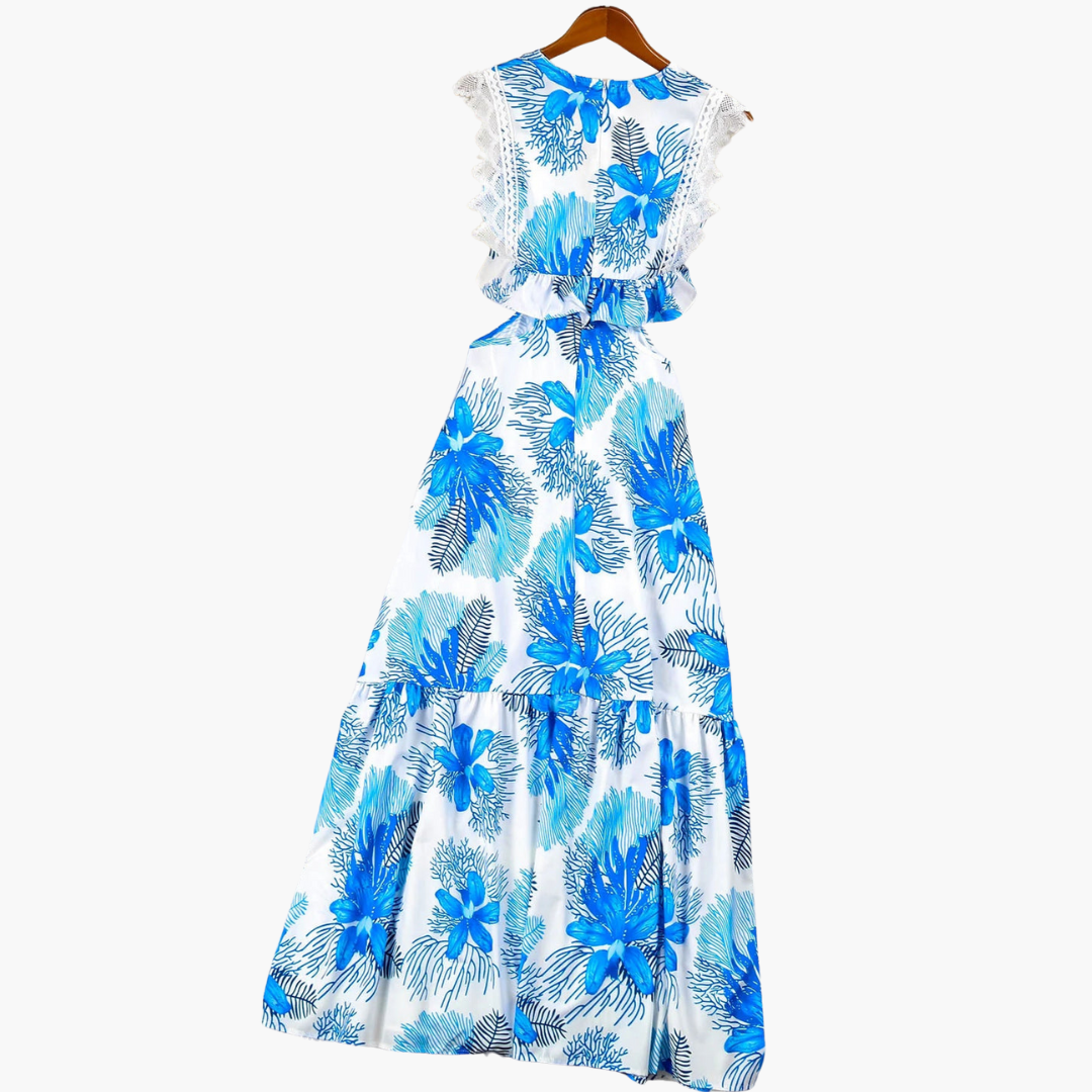 Fashionable Lace Maxi Dress - Elegant Evening Dress for Women - Image 5