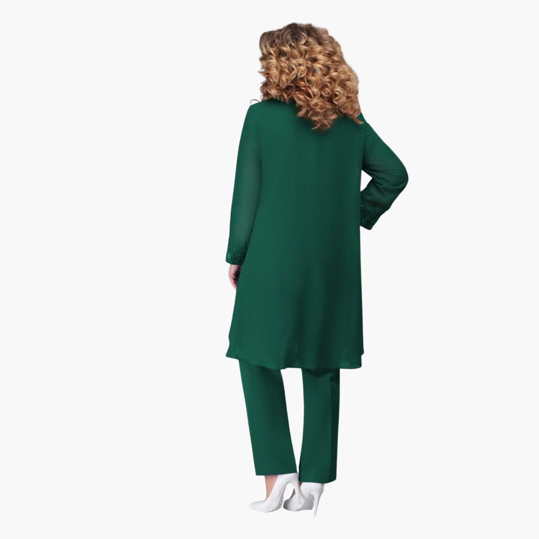 Embroidered 3-Piece Suit for Women - Image 5