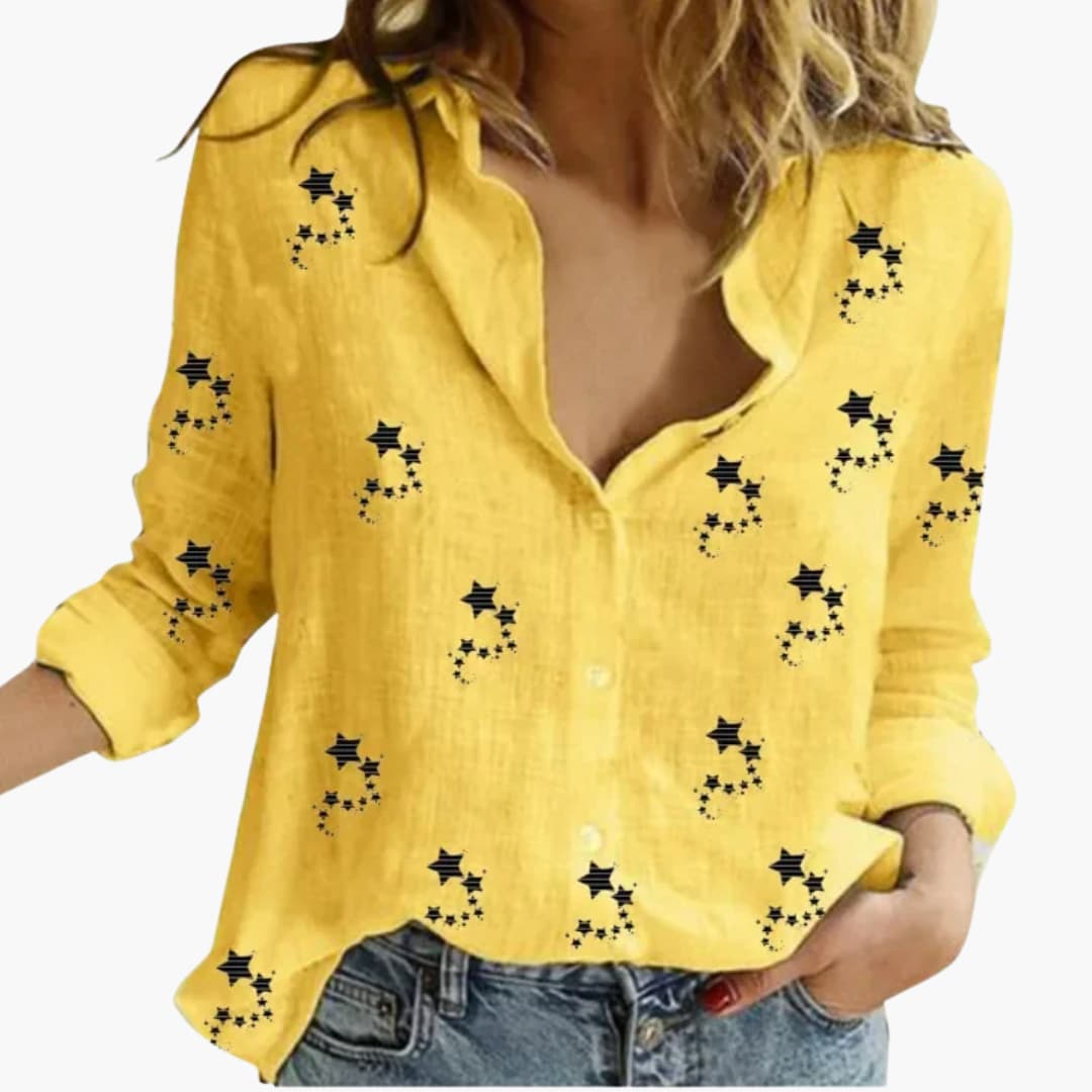 Elegant Floral Pattern Blouse for Women - Stylish & Versatile - Image 5