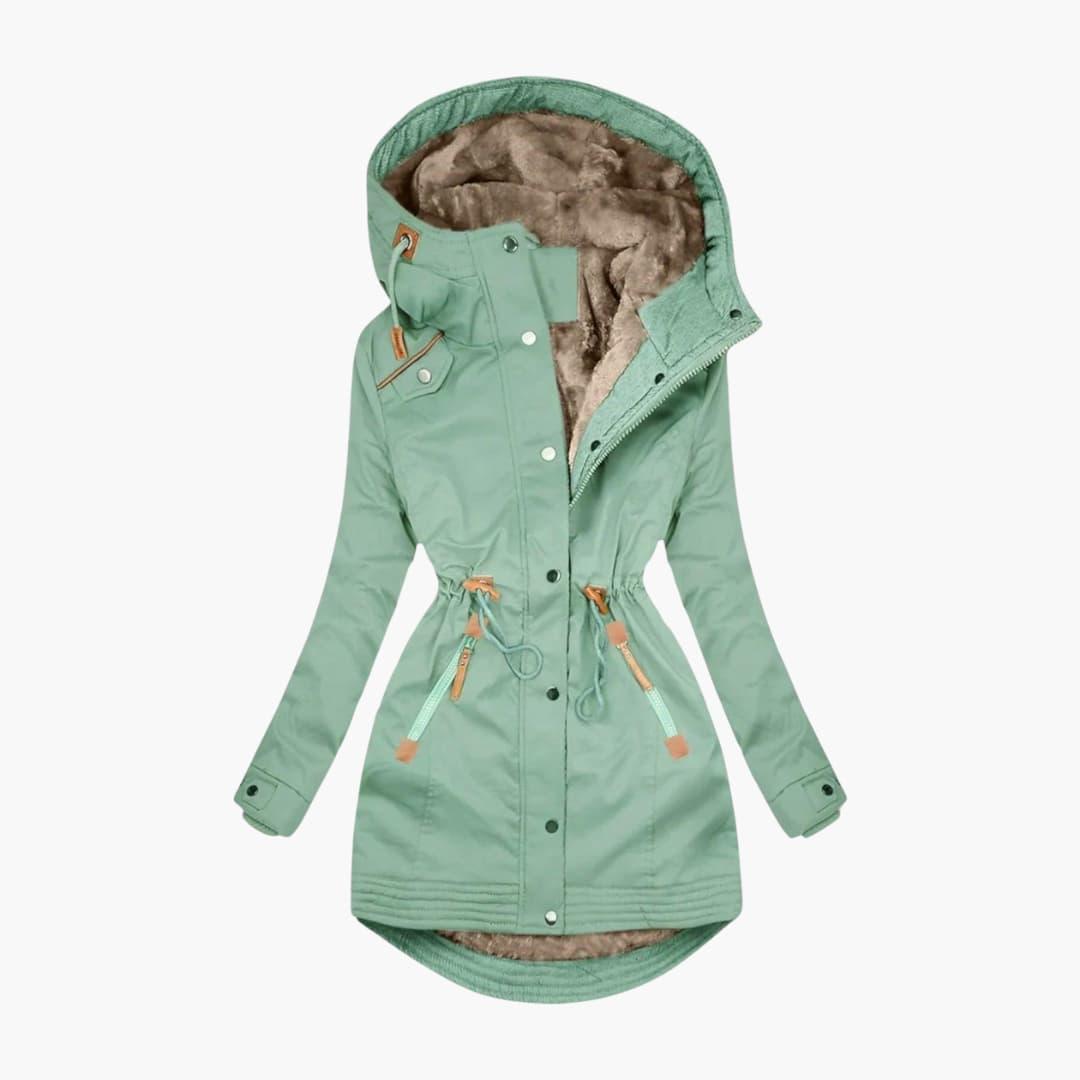 Cozy Women's Parka – Waterproof & Warm for Winter