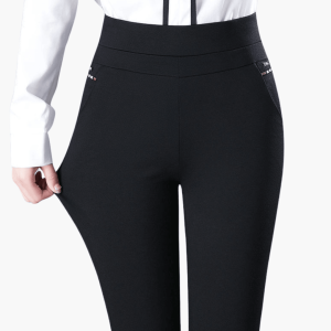 High Waist Pants for Women – Elegant Cut for Office & Leisure