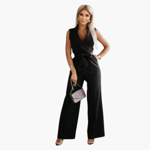 Sleeveless Jumpsuit for Women - Elegant & Versatile