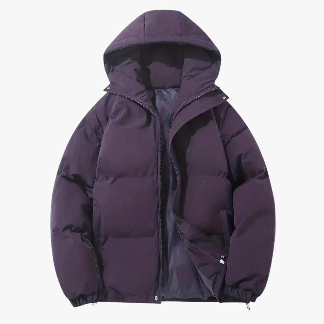 Women's Hooded Jacket with Zipper and Exterior Stitching - Image 16