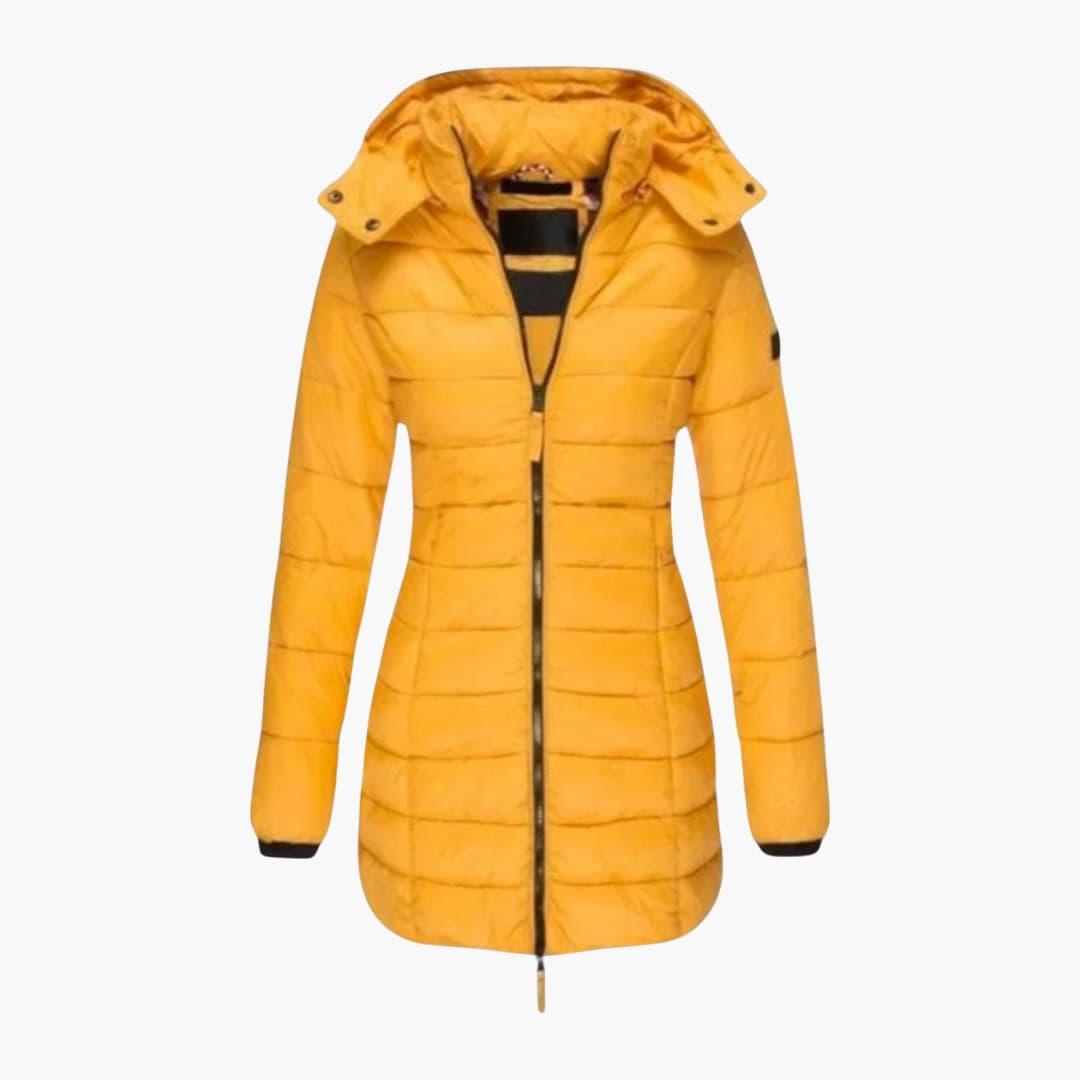 Women’s Winter Coat with Hood and Zipper - Image 7