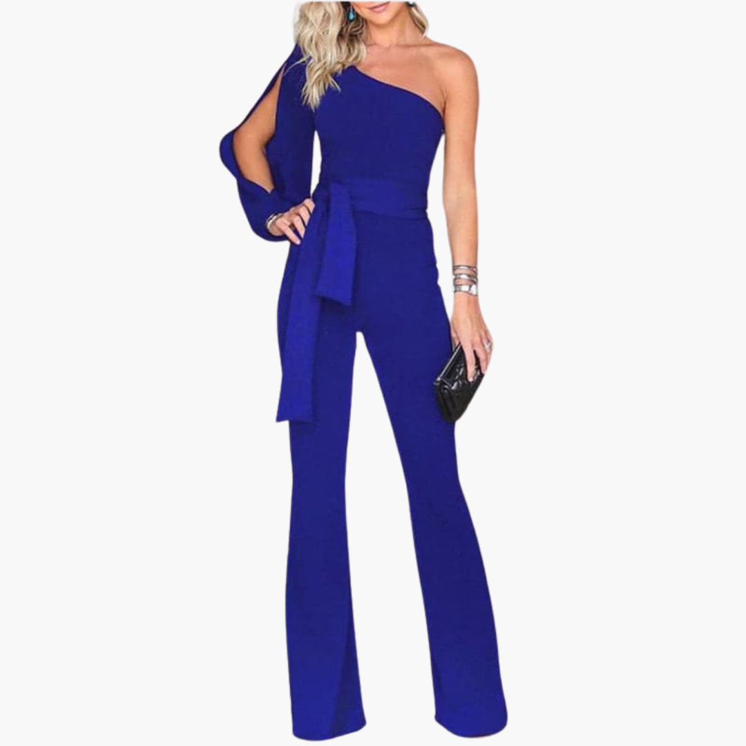 Elegant Jumpsuit for Women – One-Shoulder & Tailored - Image 12