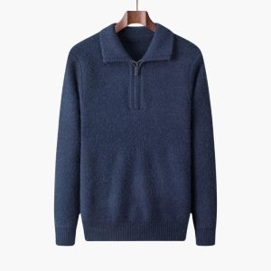 Winter Sweater for Women – Elegant Half-Zip, Cozy & Warm
