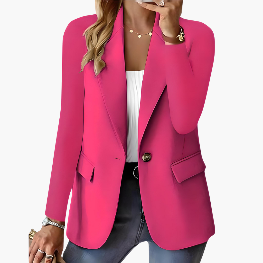 Women's Blazer with Lapels and Front Pockets - Image 6