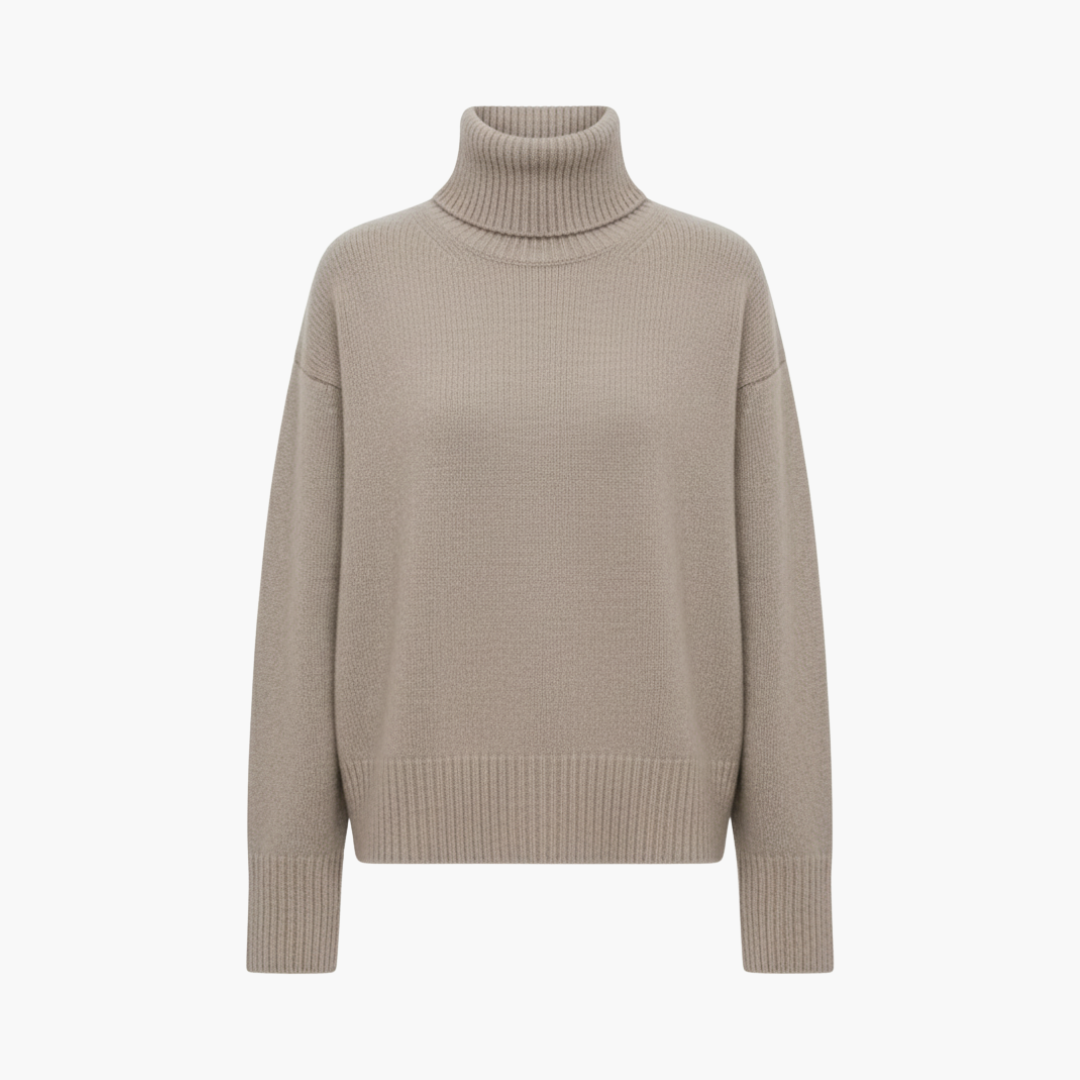Women’s Oversized High-Neck Sweater