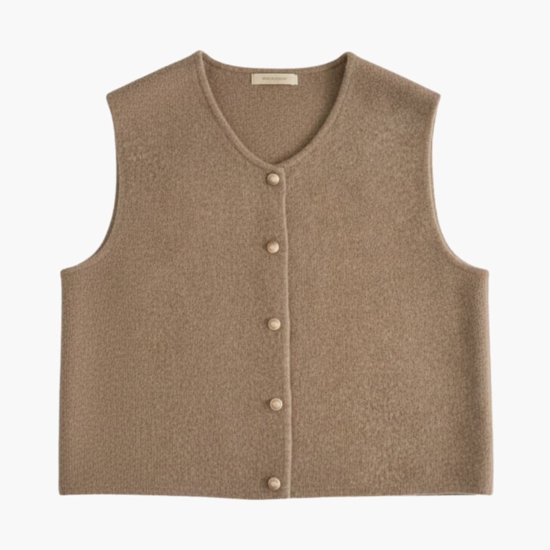 Women’s Vest with Button Front