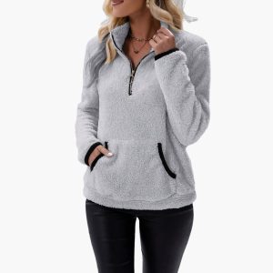 Women's Fleece Pullover with Half Zip