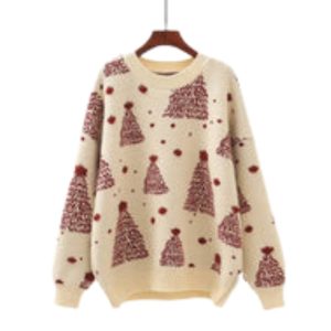 Women's Knit Top with Round Neckline and Textured Design