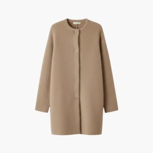 Women’s Cardigan with Snap Buttons and Sleeves