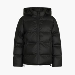 Women’s Down Jacket with Hood and Zipper