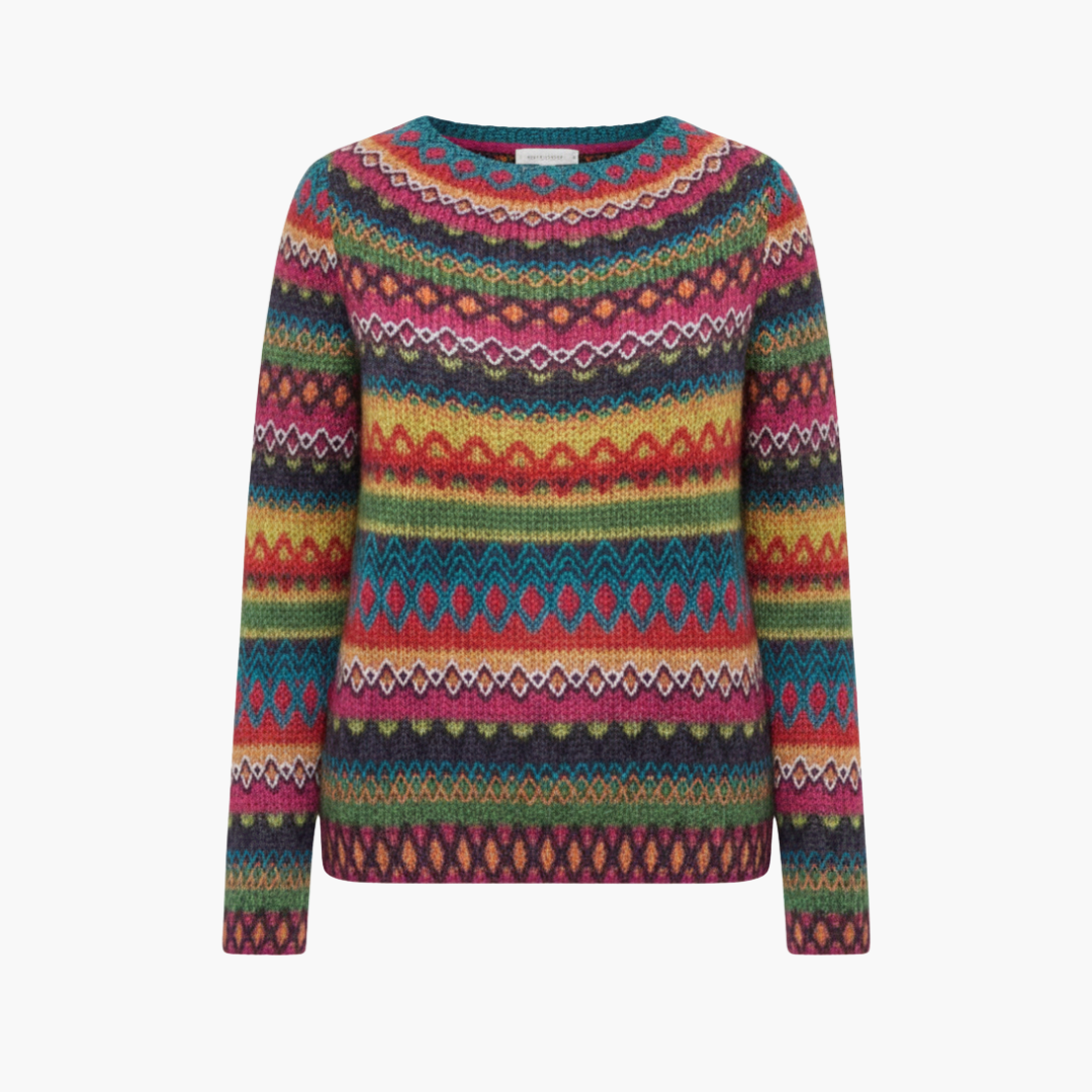 Women’s Knit Sweater with Round Neck