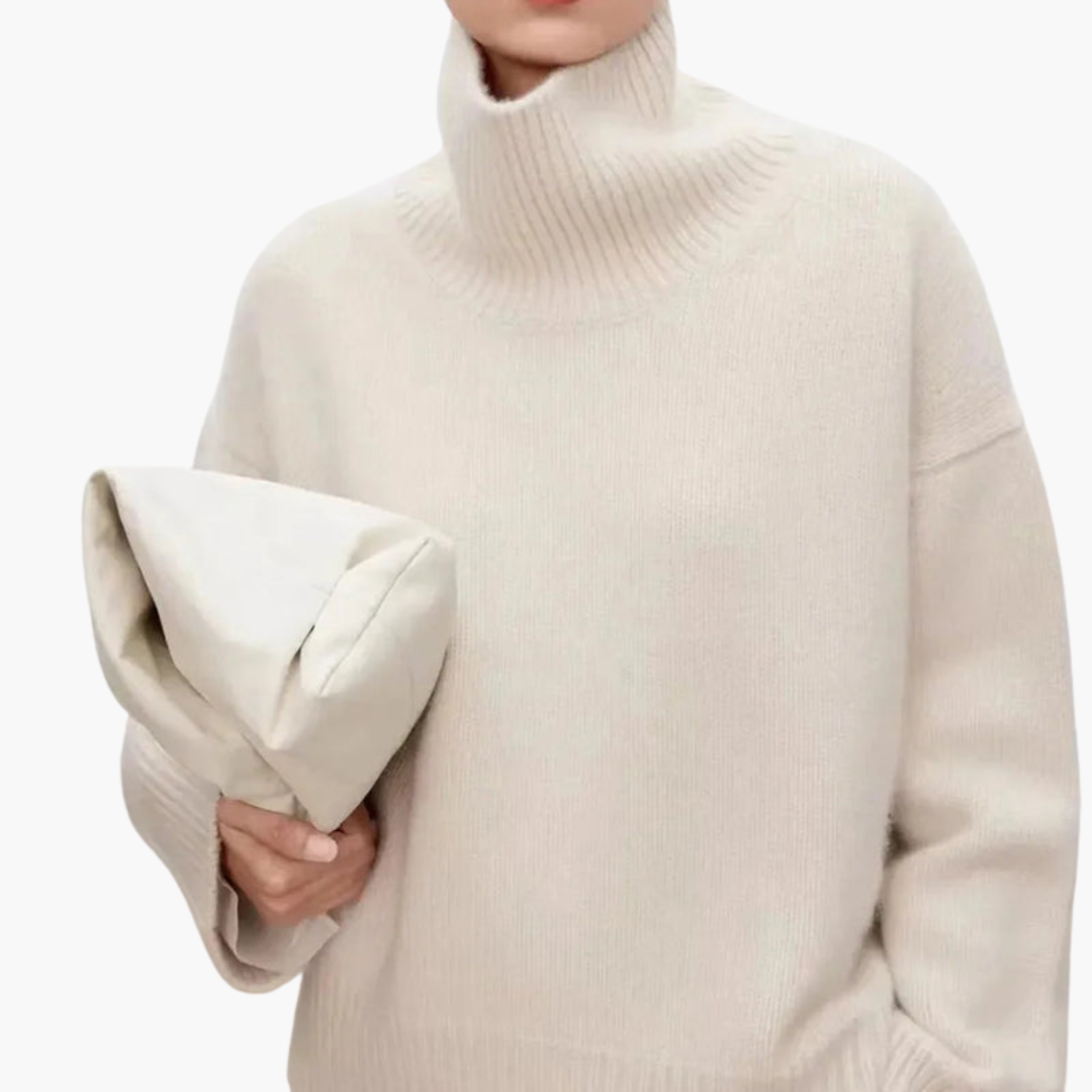 Women’s Oversized High-Neck Sweater - Image 6
