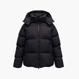 Women’s Quilted Jacket with High Collar and Zipper