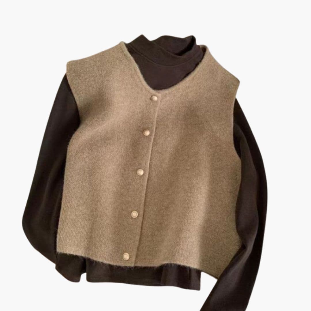 Women’s Vest with Button Front - Image 2