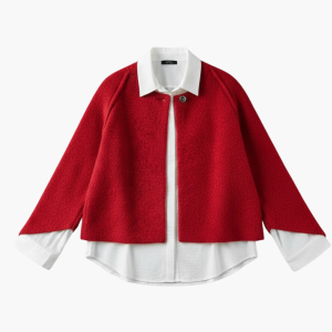 Women’s Jacket with Round Neckline